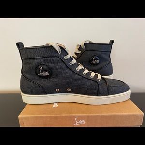 Christian Louboutin men’s grey Rantus sneakers, size 45.5